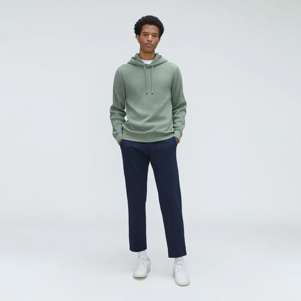 The Waffle-Knit Hoodie | Lily Pad - Image 6