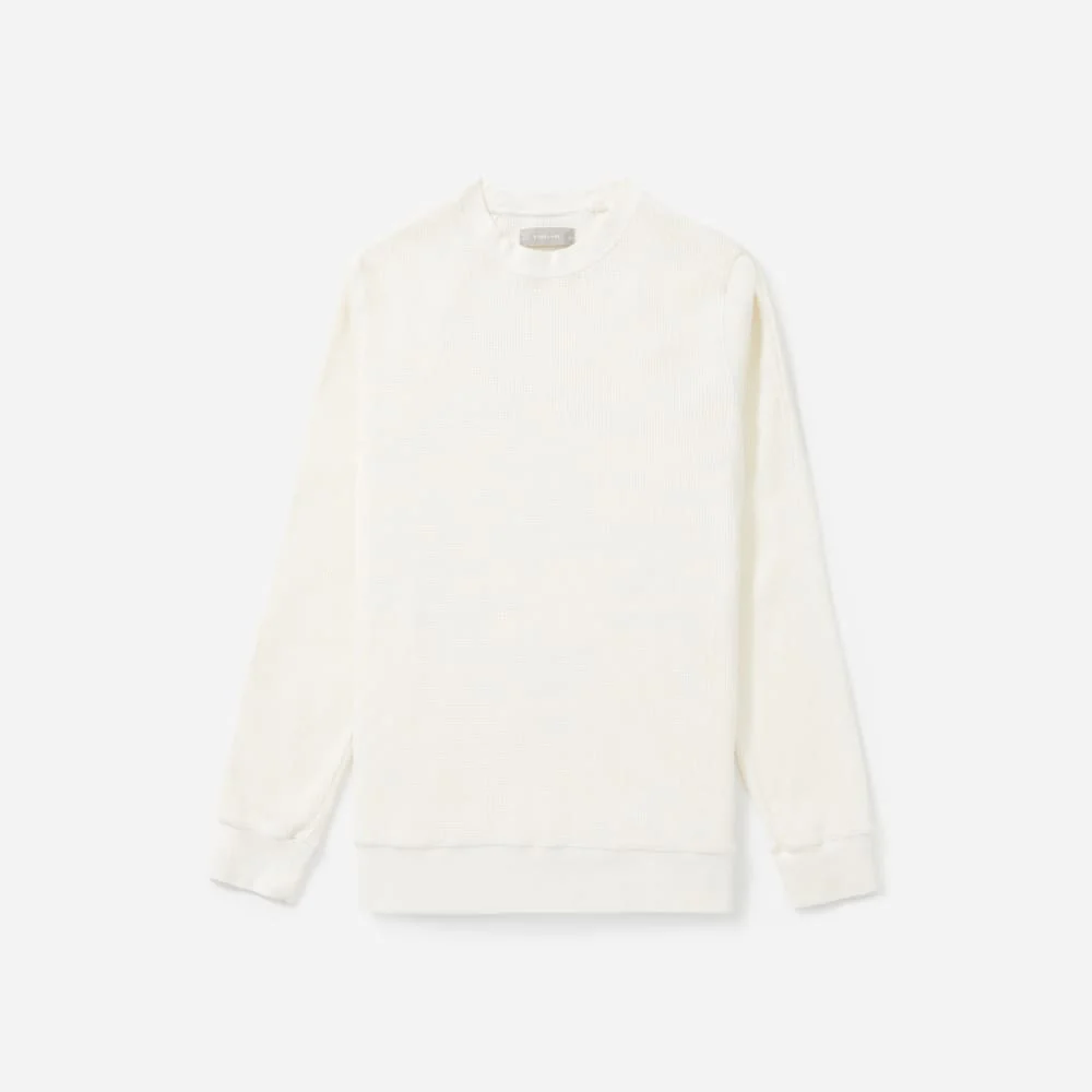 The Waffle Long-Sleeve Crew Tee | Off-White - Image 2