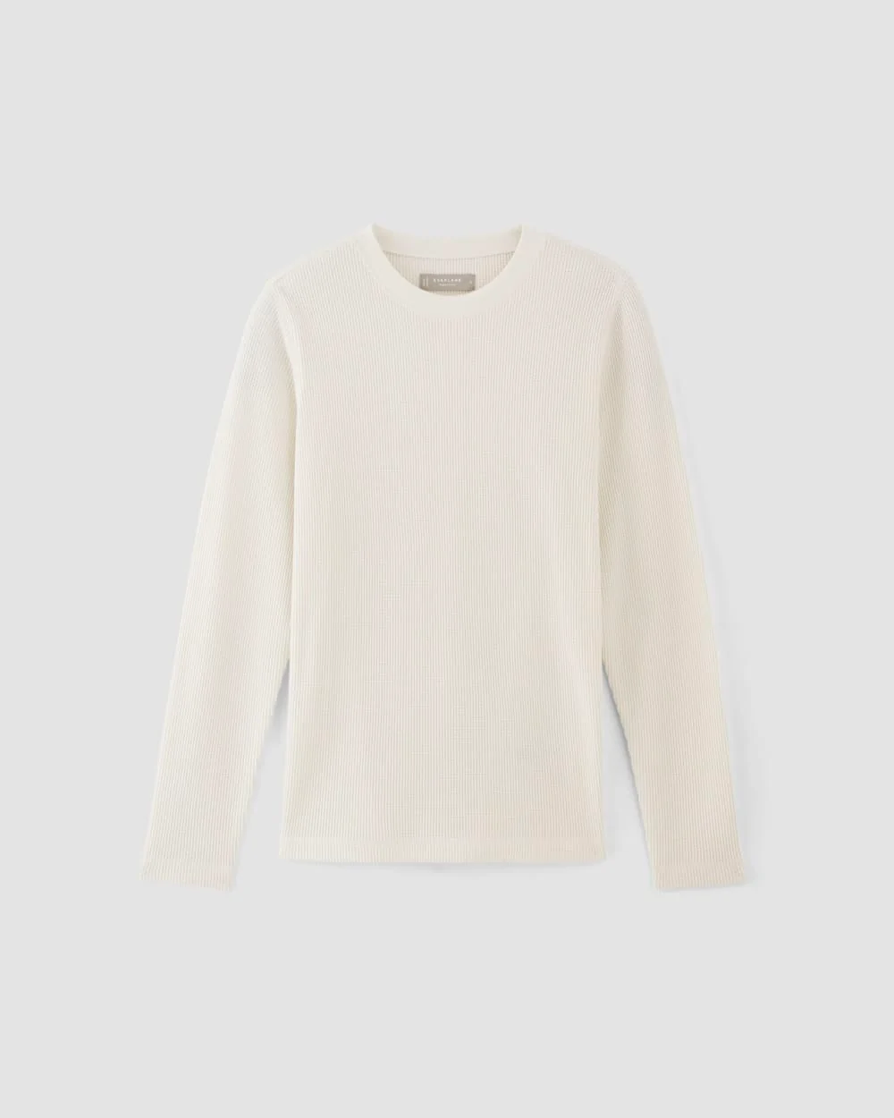 The Waffle Long-Sleeve Crew | Bone - Image 2
