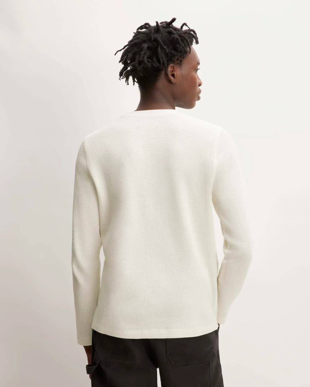 The Waffle Long-Sleeve Crew | Bone - Image 4
