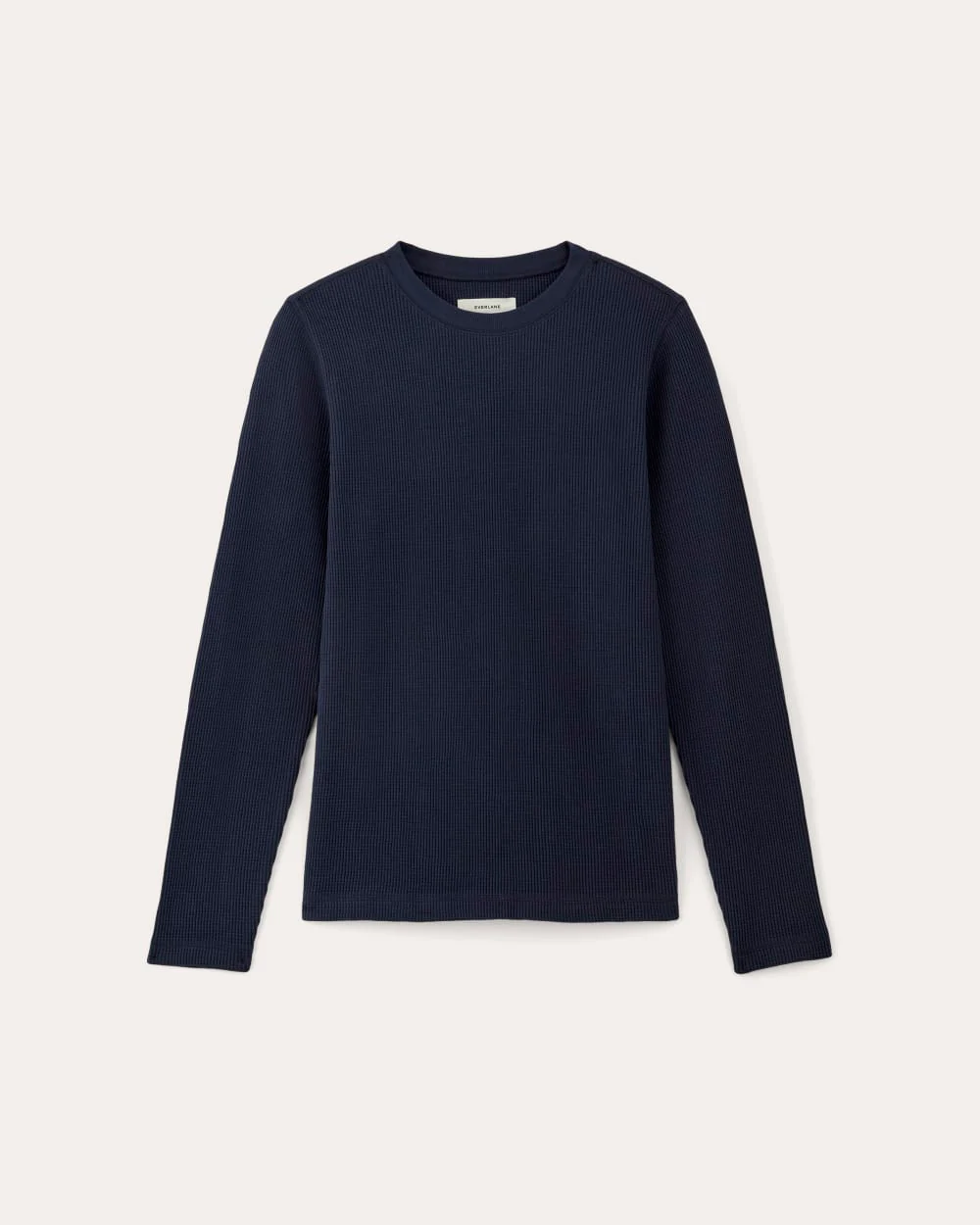 The Waffle Long-Sleeve Crew | Navy - Image 2