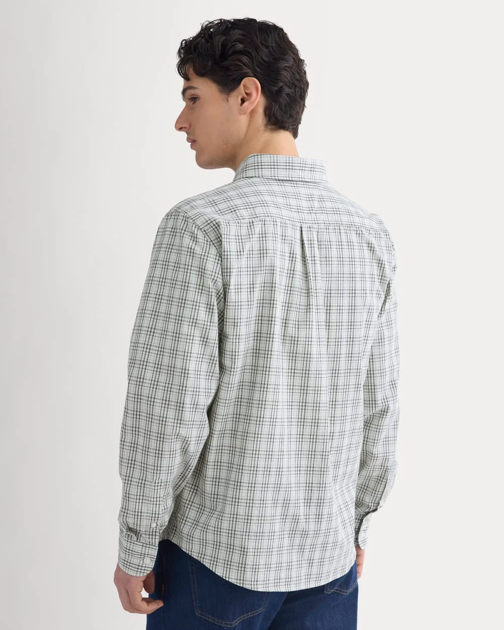 Washed Poplin Shirt | Skywriting/Multi - Image 5