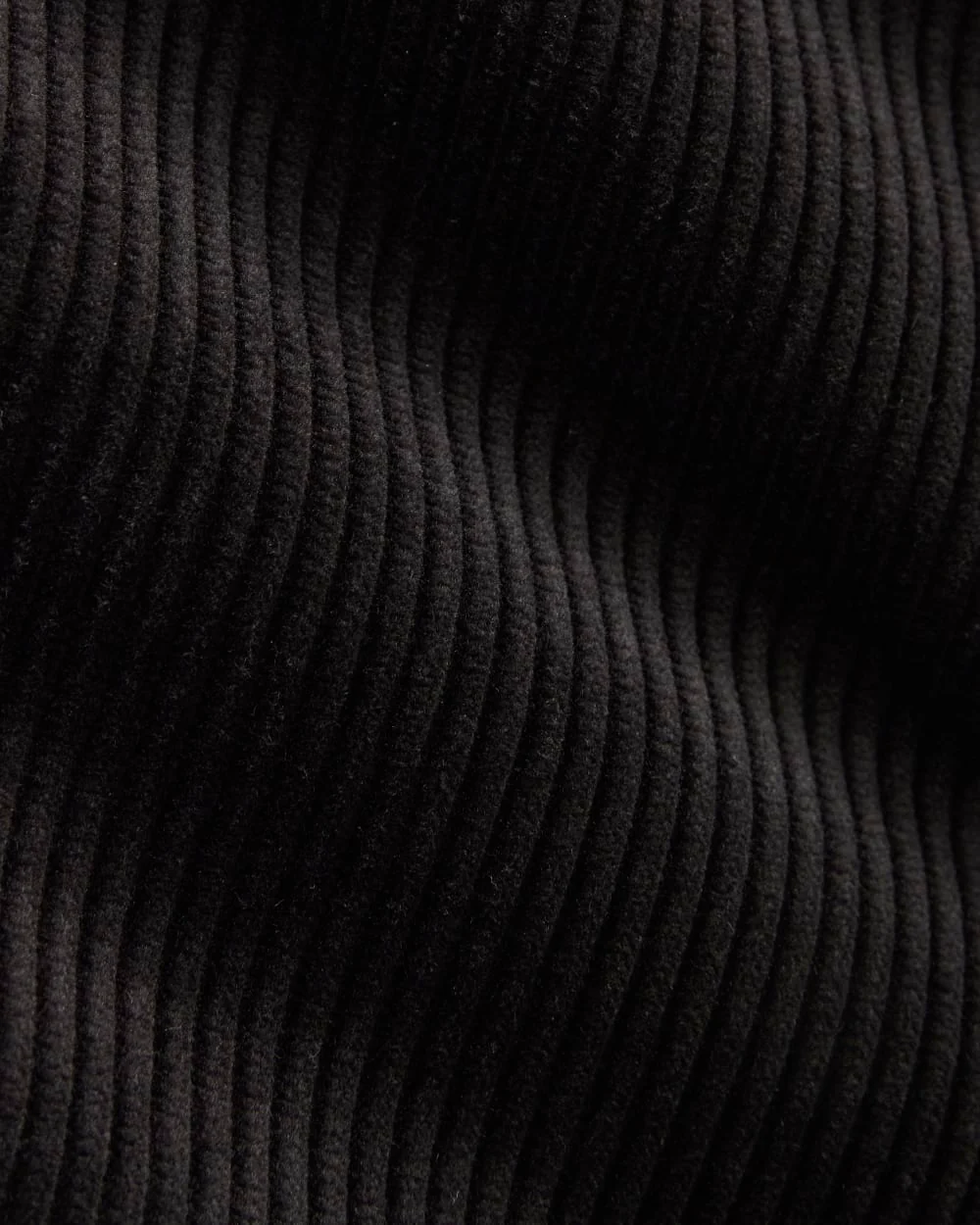 Wide Wale Corduroy Shirt | Black - Image 6