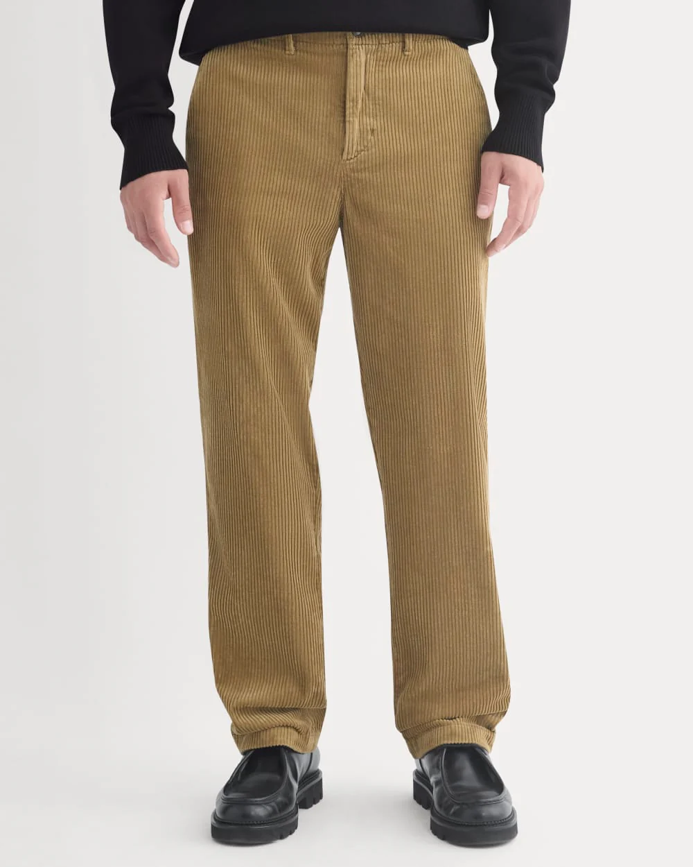 Wide Wale Corduroy Trouser | Aged Brass - Image 3