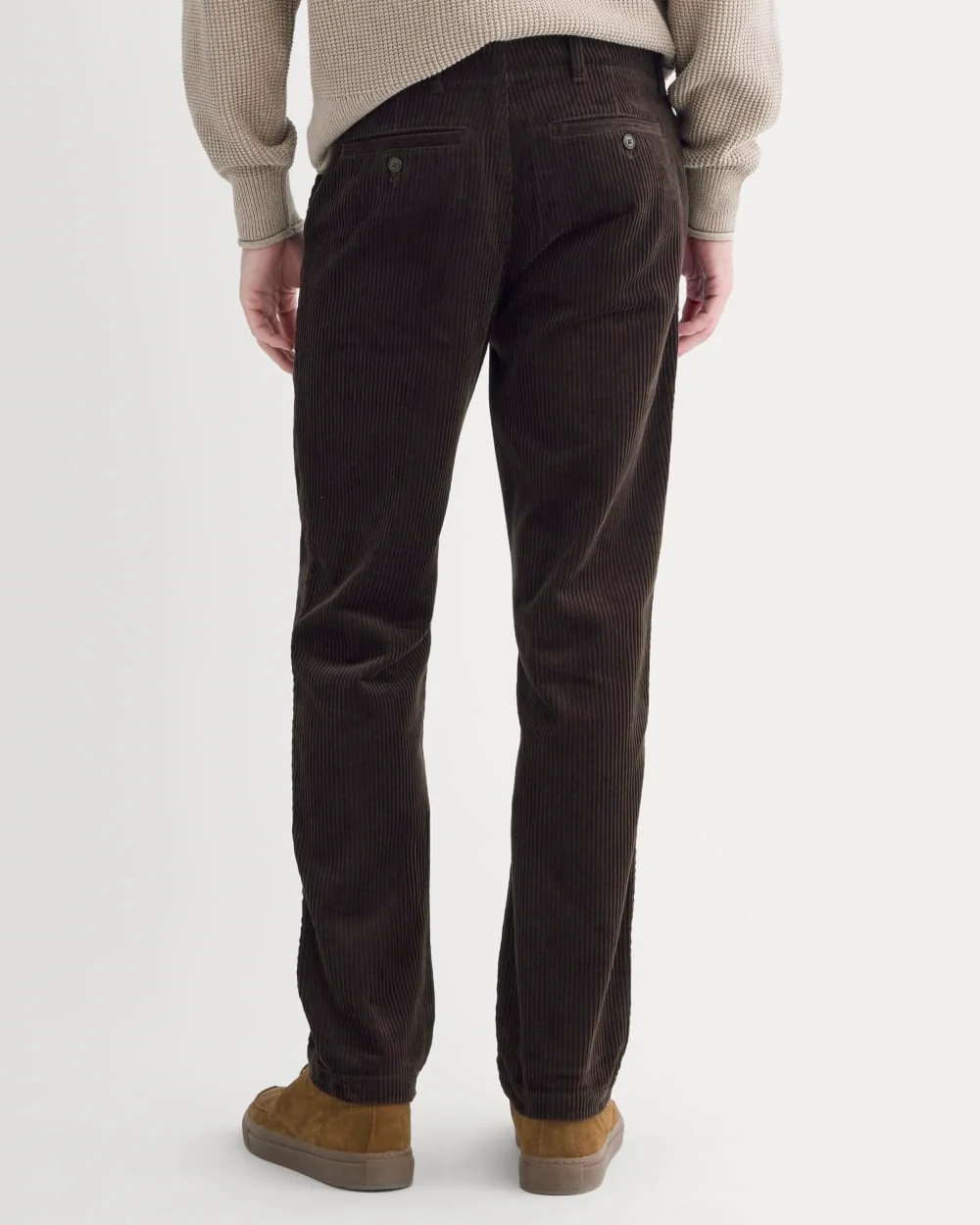 Wide Wale Corduroy Trouser | Dark Chocolate - Image 5