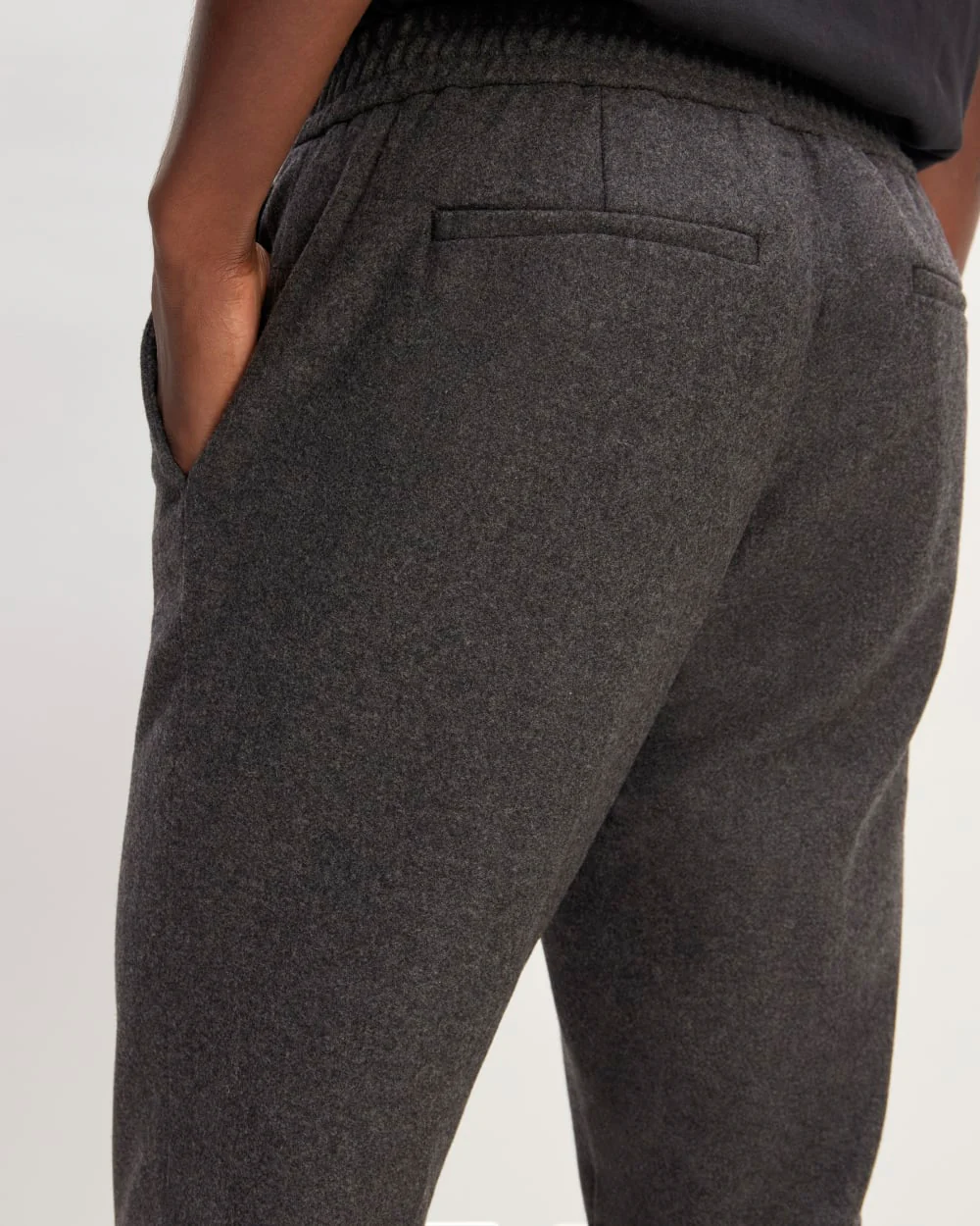 The Wool Flannel Pant | Heather Charcoal - Image 5
