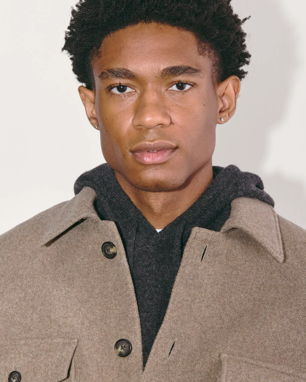 The Wool Overshirt | Heather Taupe - Image 3