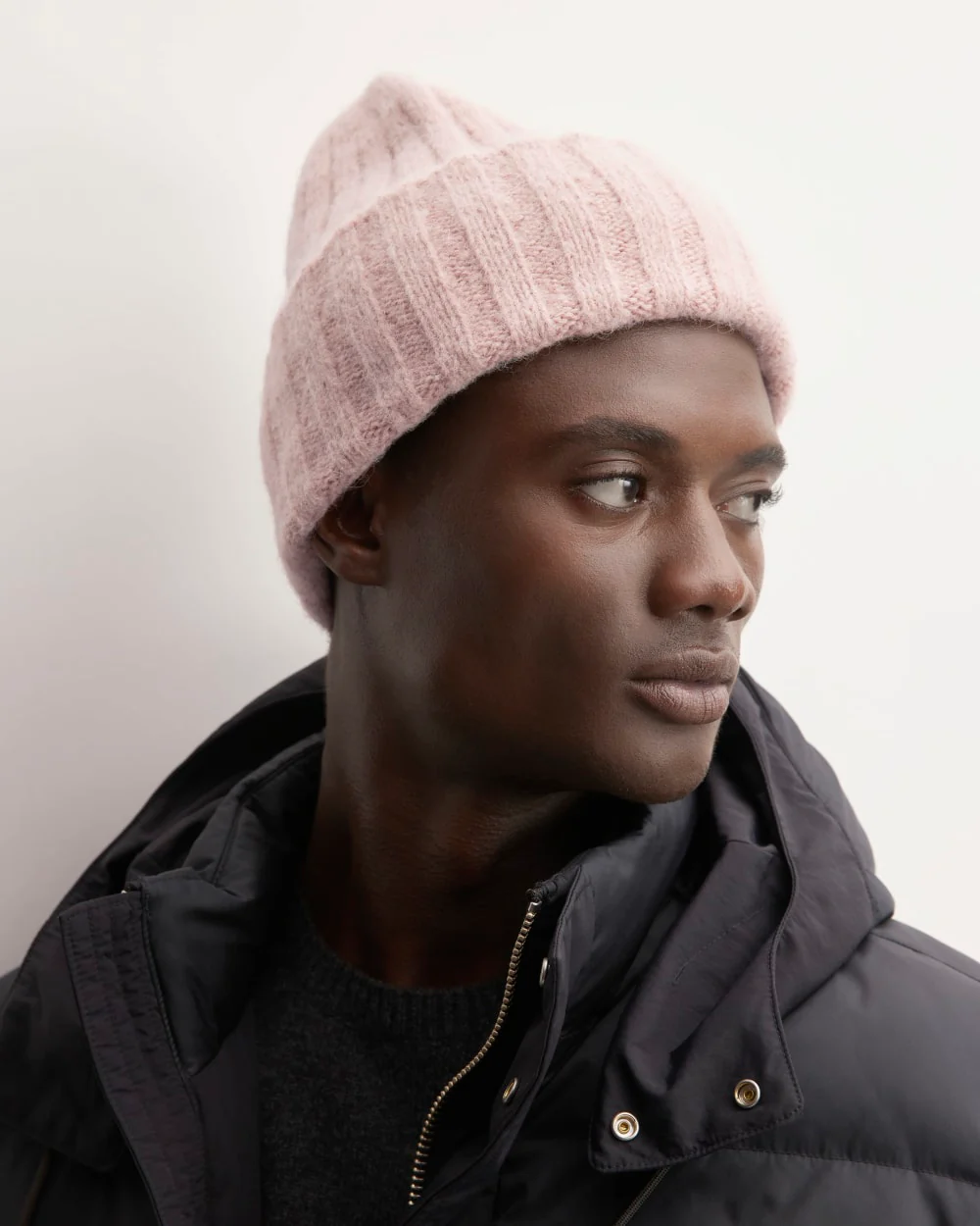 The Alpaca Beanie | Blush Pink - Image 3