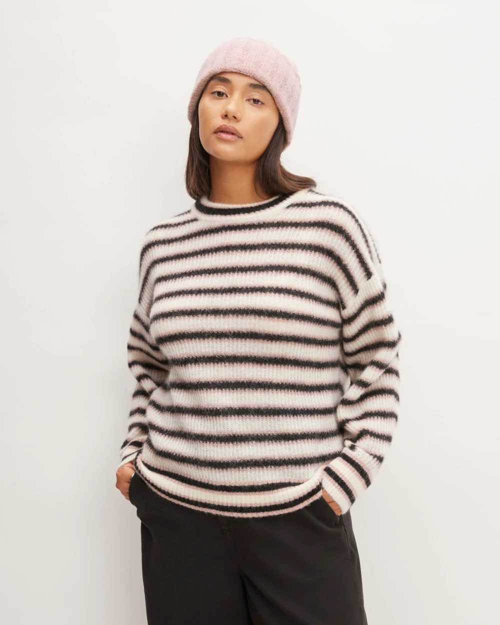 The Alpaca Beanie | Blush Pink - Image 5