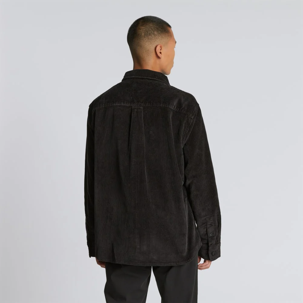 The Corduroy Everyone Overshirt | Black - Image 3