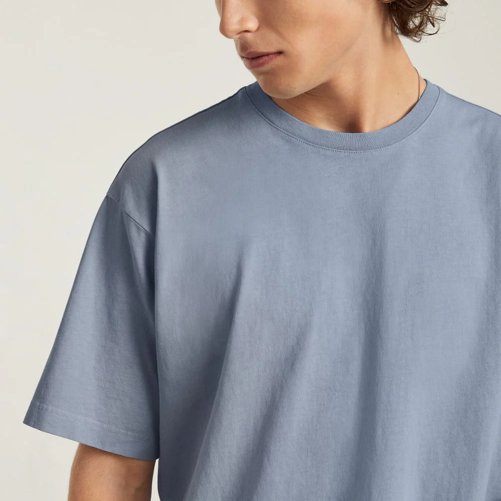The Everyone Premium Weight Tee | Blue Slate - Image 8