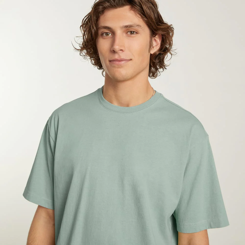 The Everyone Premium Weight Tee | White Sage - Image 8