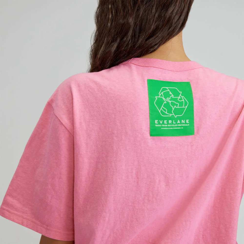 The Everyone Recycled Graphic Tee | Carnation Pink - Image 9