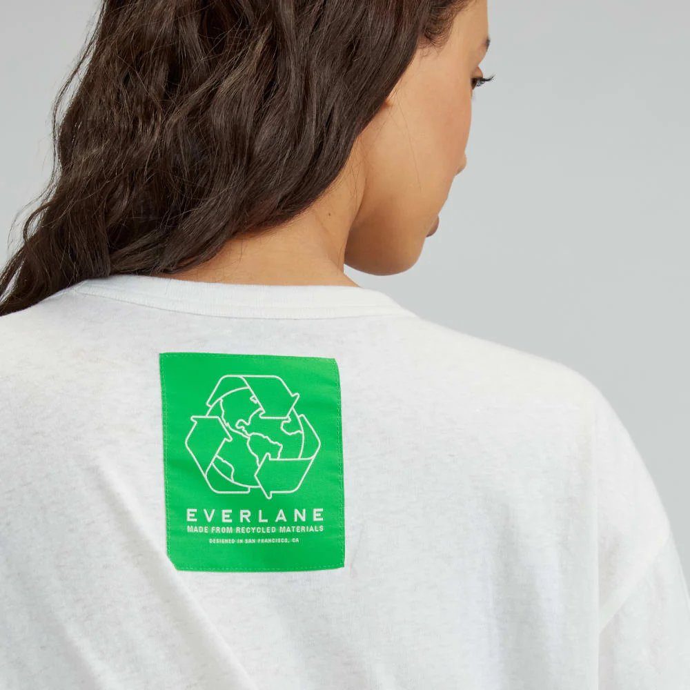 The Everyone Recycled Graphic Tee | White / Carnation Pink Multi - Image 5