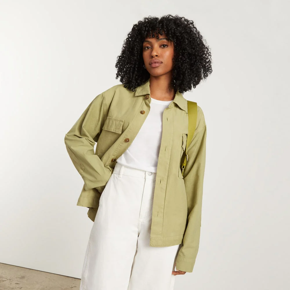 The Everyone Spring Shirt Jacket | Sage - Image 5