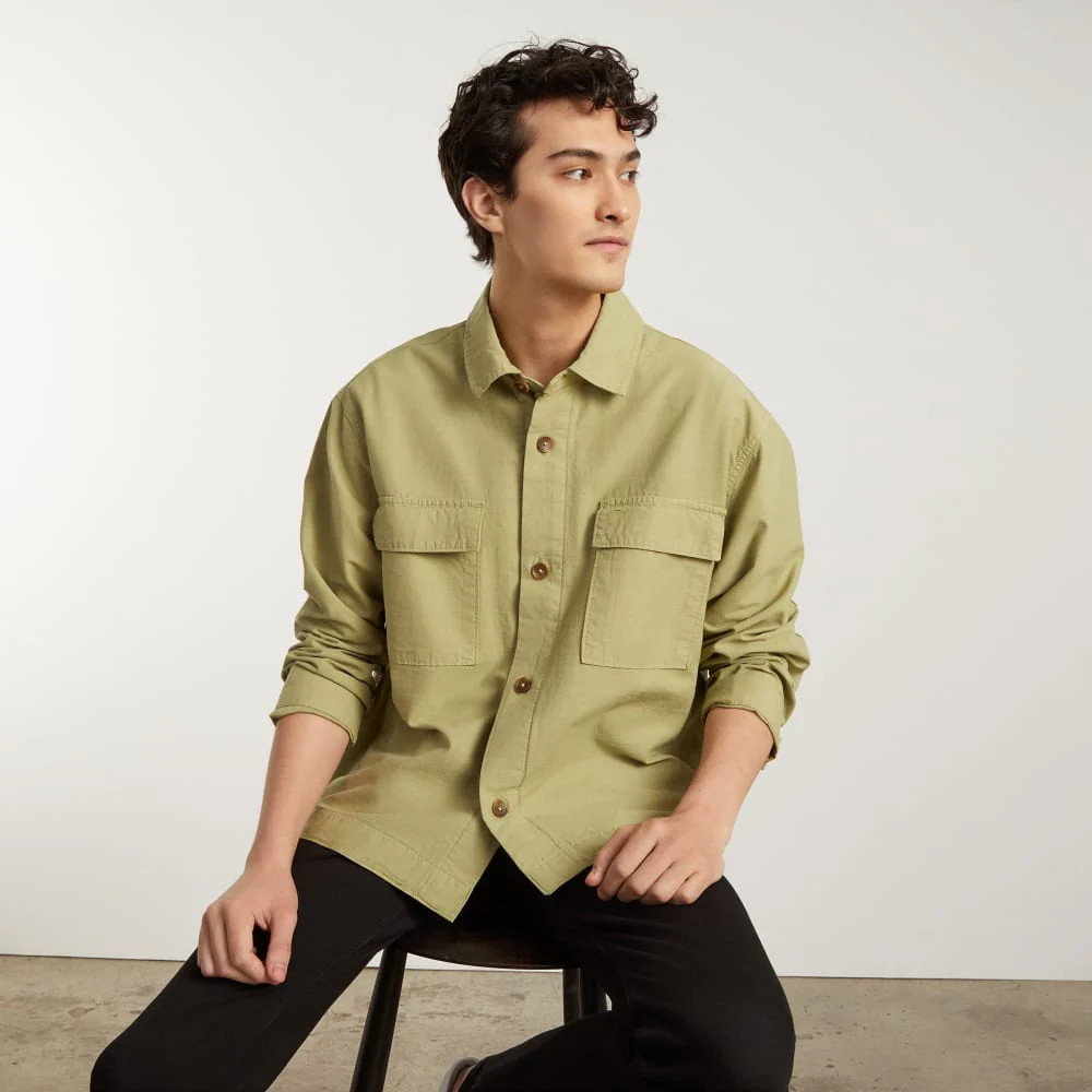 The Everyone Spring Shirt Jacket | Sage - Image 7
