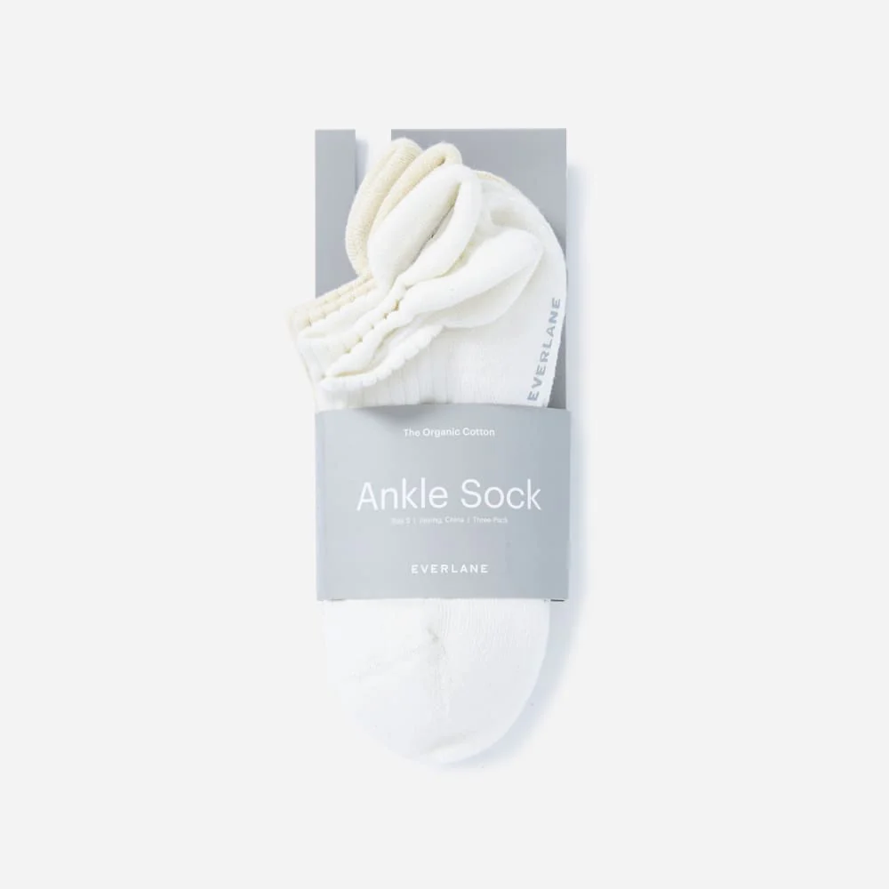 The Organic Cotton Ankle Sock 3-Pack | Neutral Multi - Image 2