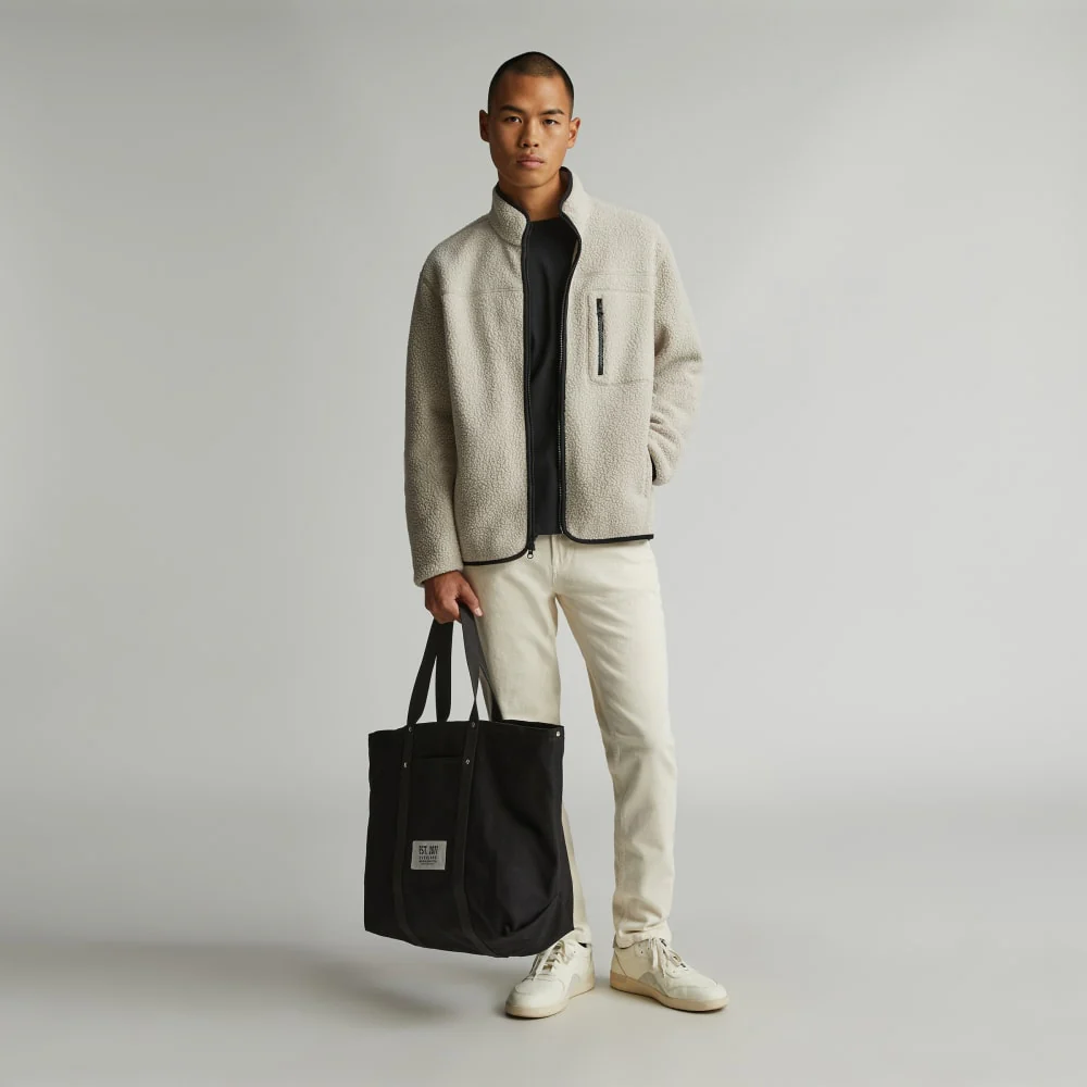 The Organic Canvas Weekender | Black - Image 6