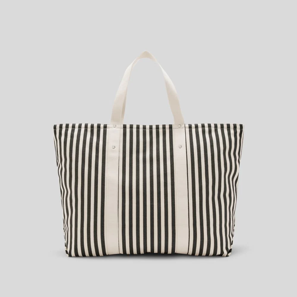 The Organic Canvas Weekender | Black / Bone - Image 3
