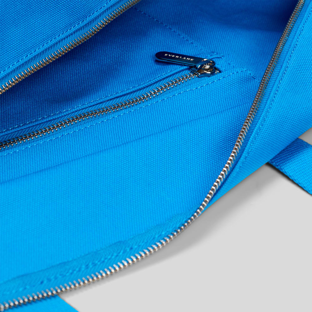 The Organic Canvas Weekender | Brilliant Blue - Image 5