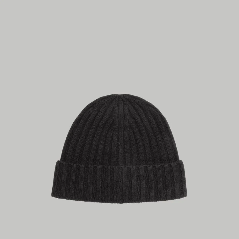The Cashmere Beanie | Black - Image 2