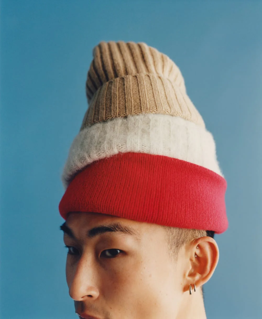 The Cashmere Beanie | Light Camel - Image 8