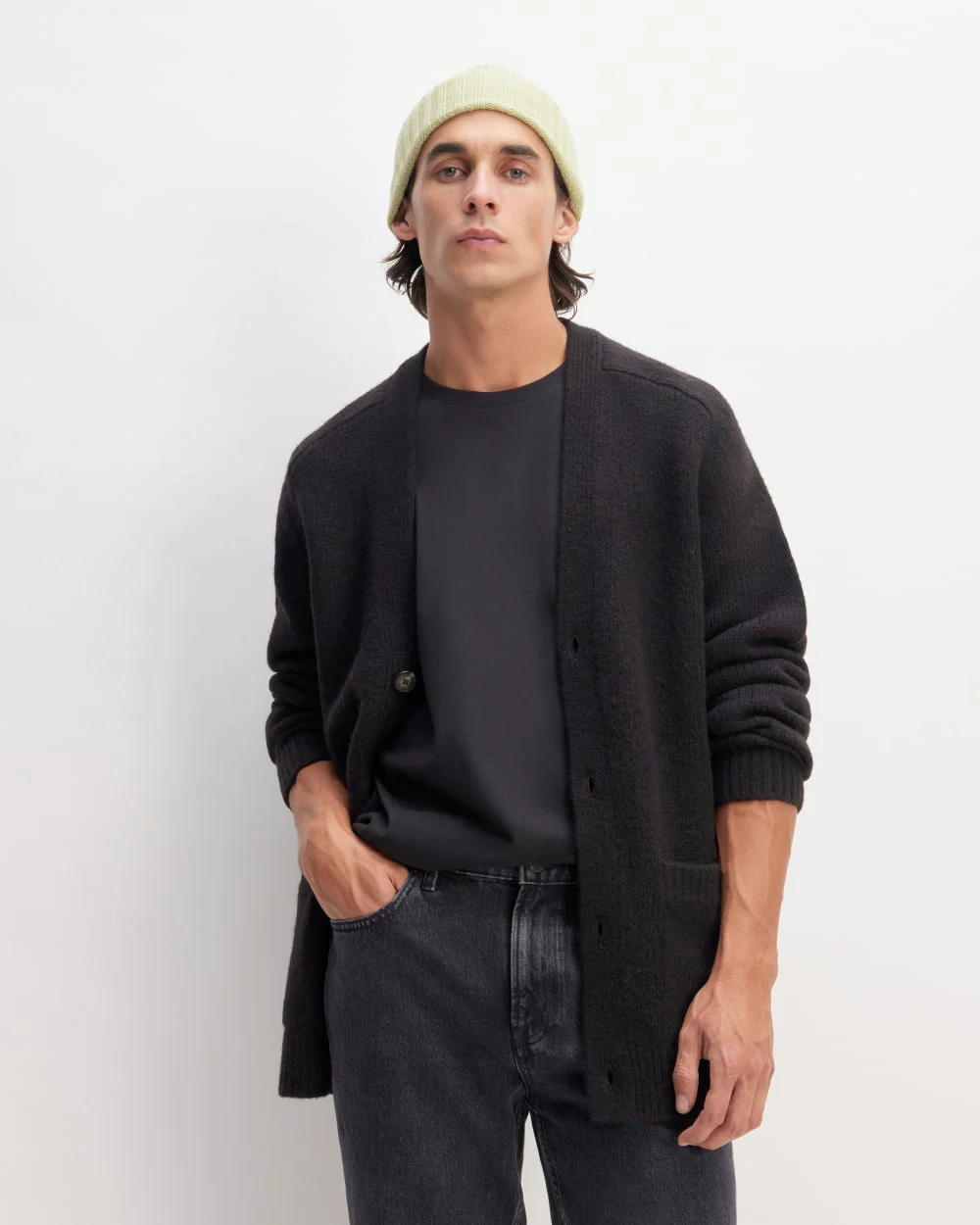 The Cashmere Beanie | Seafoam Green - Image 3