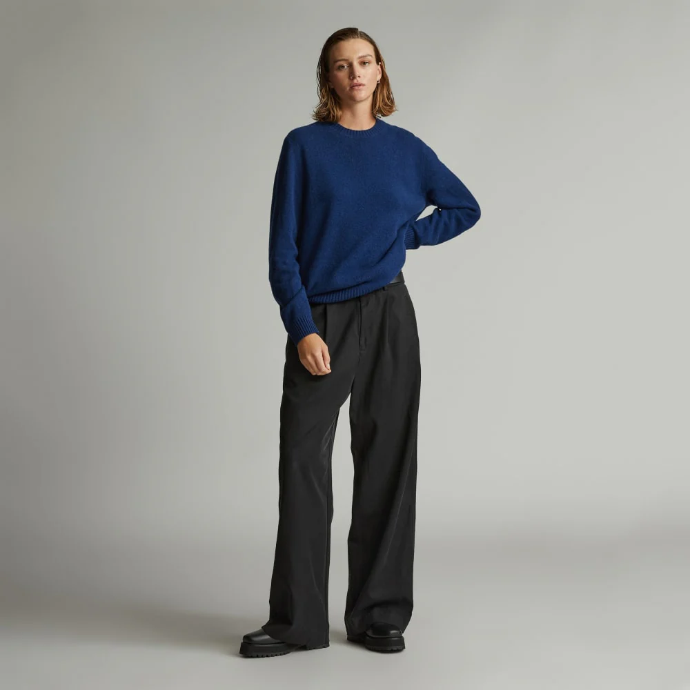 The Everyone Cashmere Crew | Bright Navy - Image 7