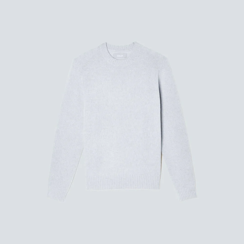 The Everyone Cashmere Crew | Pale Heather Grey - Image 2