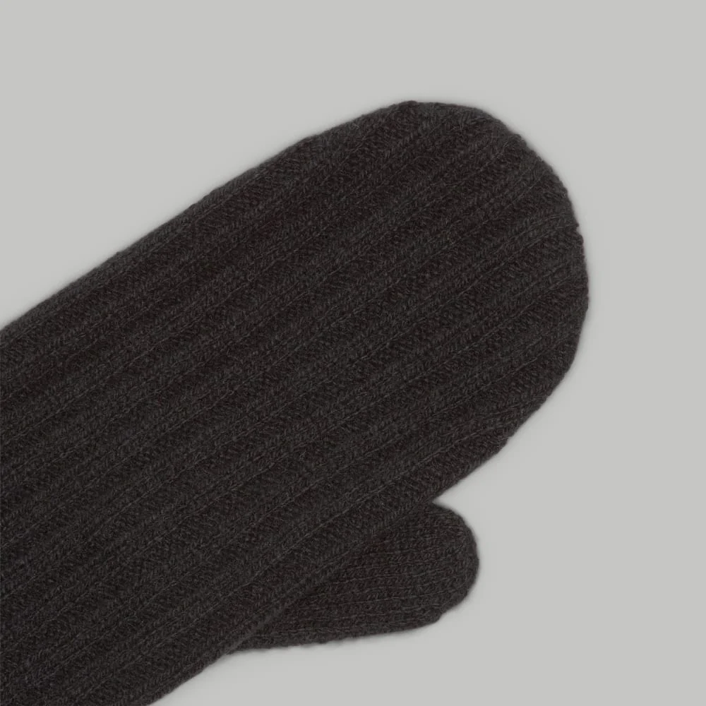 The Cashmere Mittens |  Black - Image 5