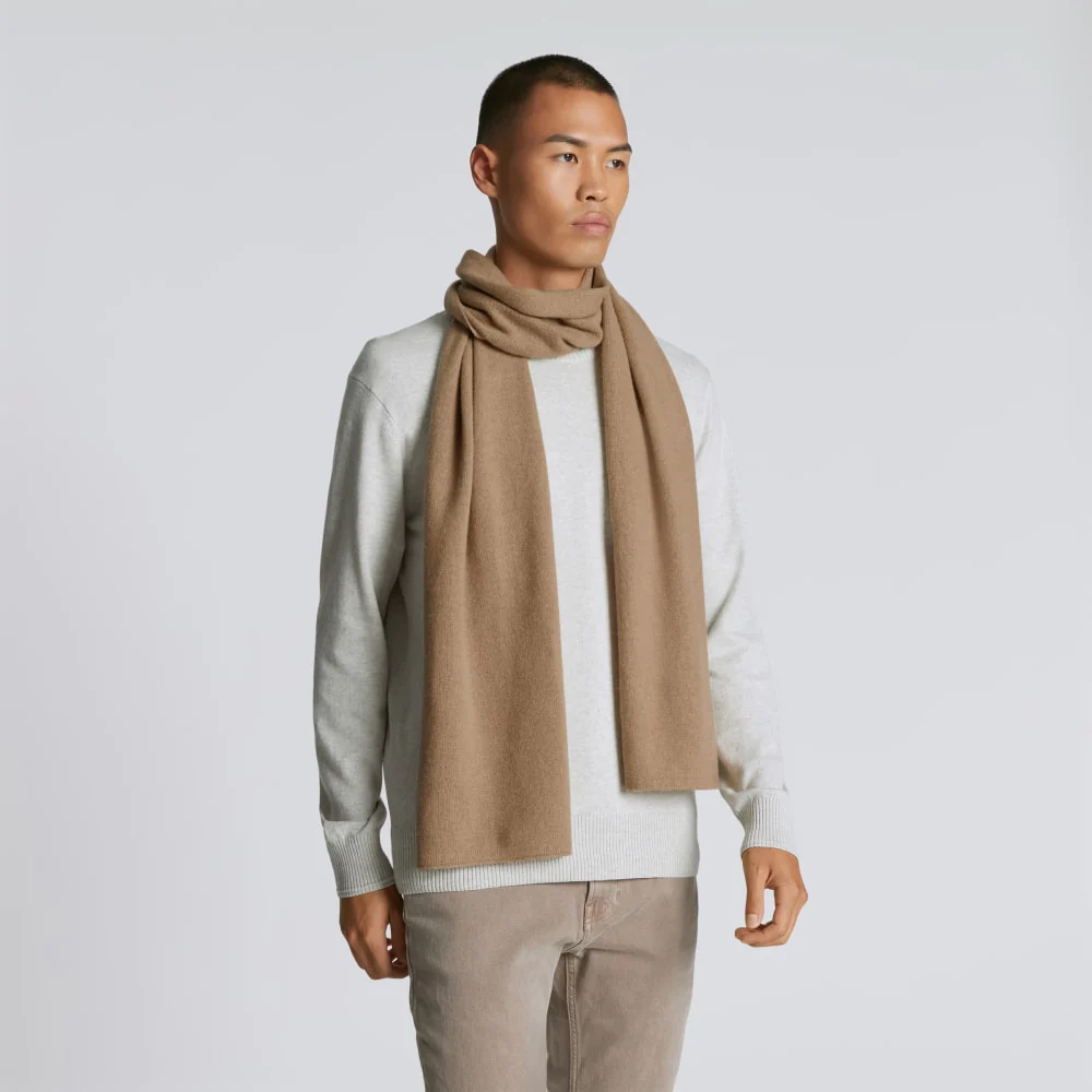 The Cashmere Scarf | Light Camel - Image 3