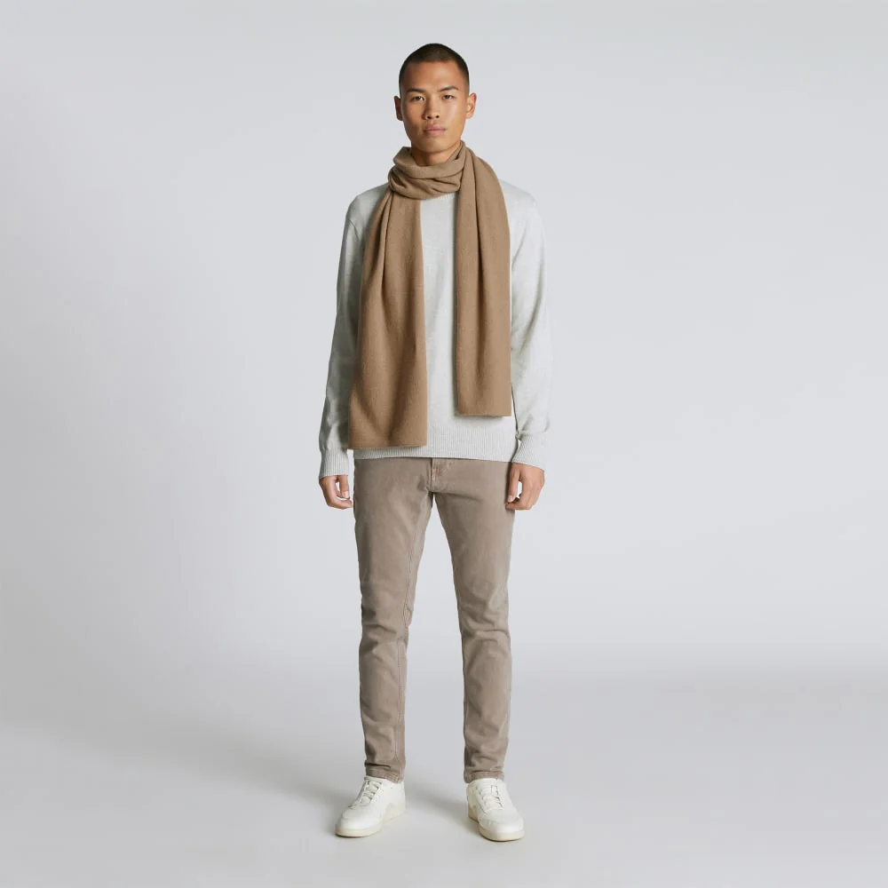 The Cashmere Scarf | Light Camel - Image 5