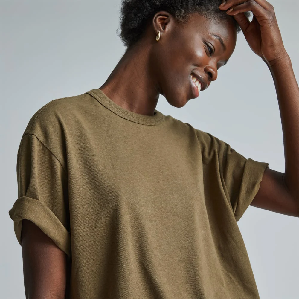 The Everyone Relaxed Hemp Tee | Beech - Image 2