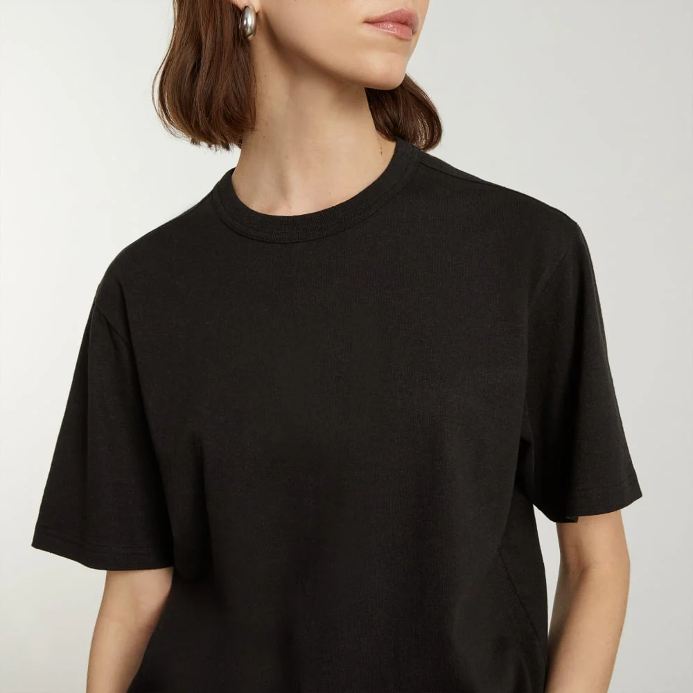 The Everyone Relaxed Hemp Tee | Black - Image 7