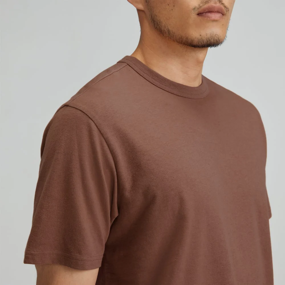 The Everyone Relaxed Hemp Tee | Carob Brown - Image 4