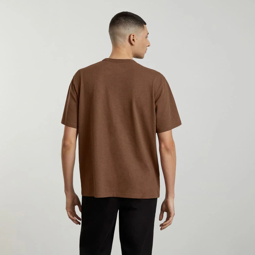 The Everyone Relaxed Hemp Tee | Espresso - Image 3