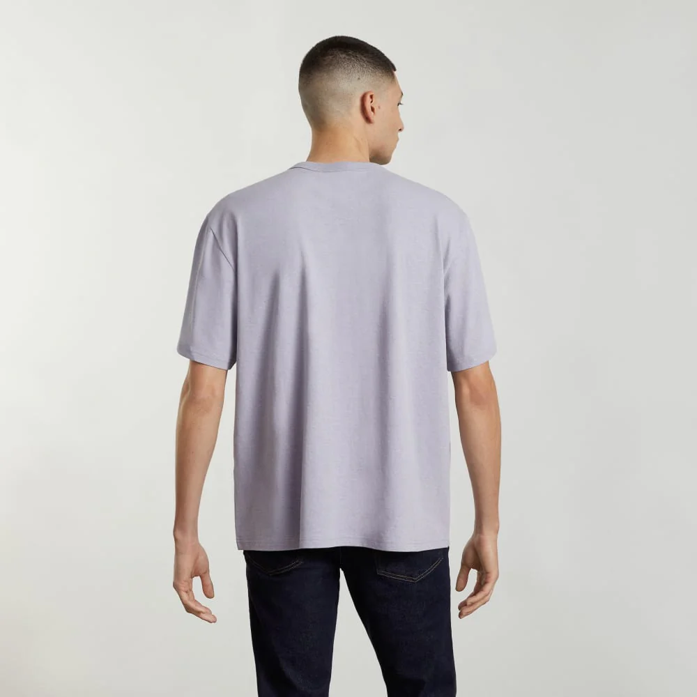 The Everyone Relaxed Hemp Tee | Lilac Grey - Image 2