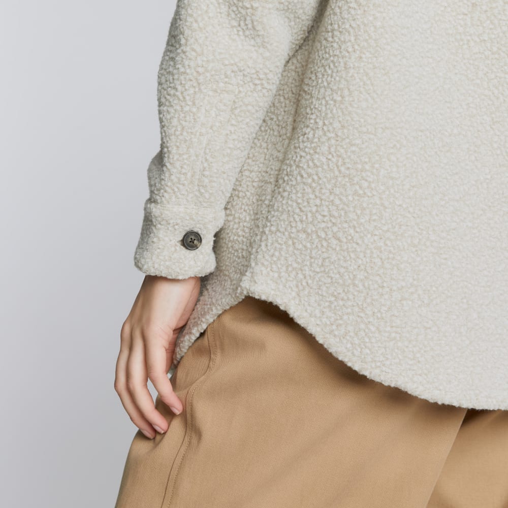 The ReNew Fleece Everyone Overshirt | Oat - Image 6