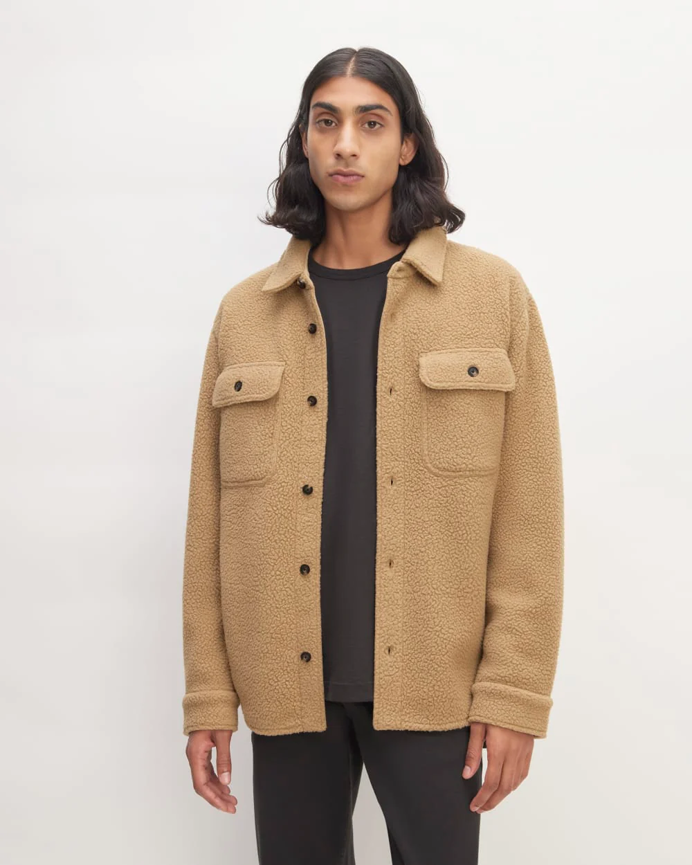 The ReNew Fleece Everyone Overshirt | Tiger's Eye - Image 3