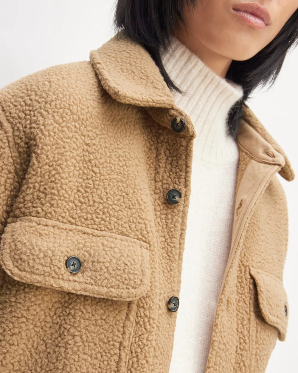 The ReNew Fleece Everyone Overshirt | Tiger's Eye - Image 6