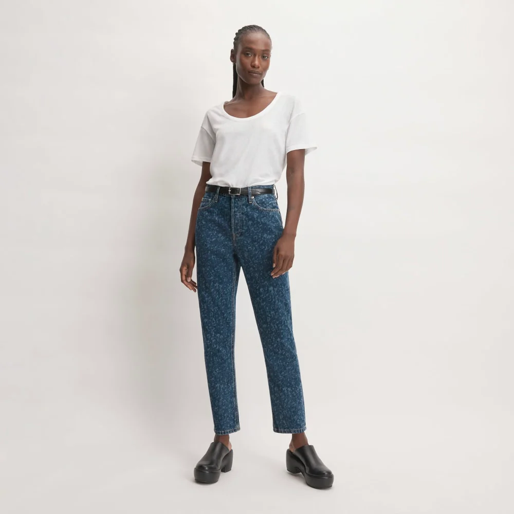 The ’90s Cheeky® Jean | Dark Painterly Strokes | 28.5" Inseam