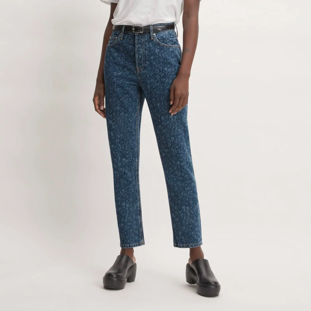 The ’90s Cheeky® Jean | Dark Painterly Strokes | 28.5" Inseam - Image 3