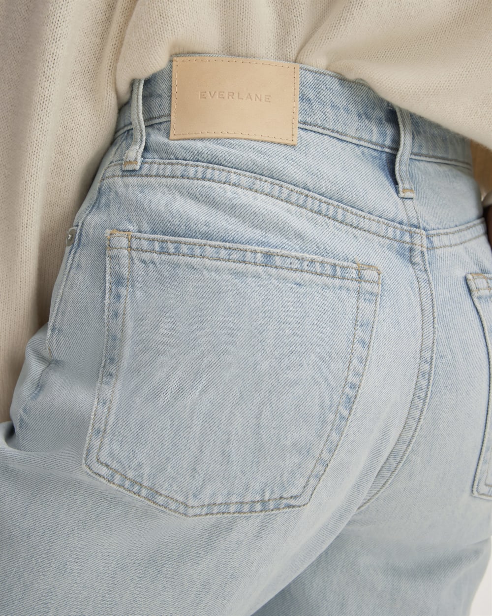 The ’90s Cheeky® Mended Jean | Patched Indigo | 28.5" Inseam - Image 4