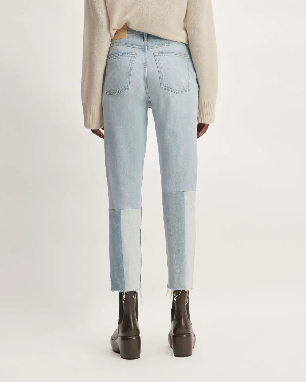 The ’90s Cheeky® Mended Jean | Patched Indigo | 28.5" Inseam - Image 6