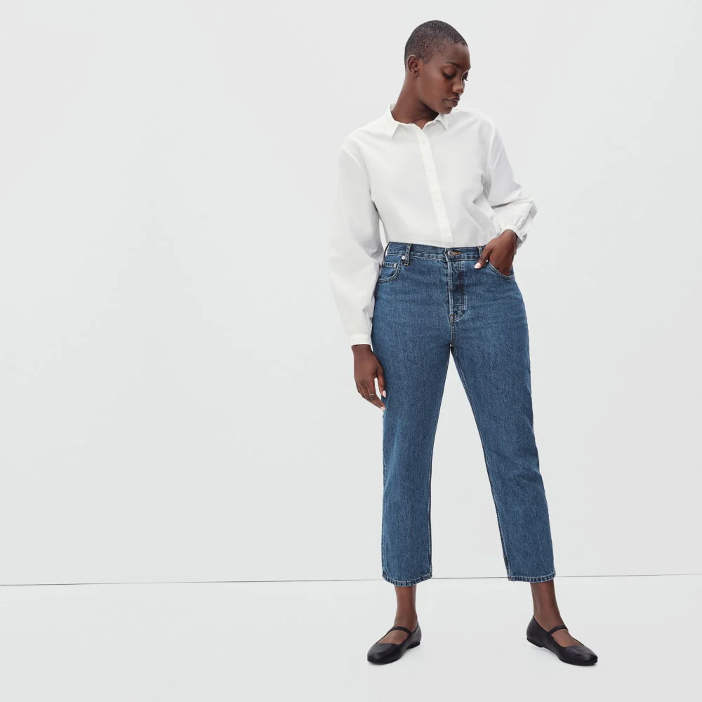 The '90s Cheeky Hourglass Jean | Medium Blue Wash | 26.5" Inseam - Image 4