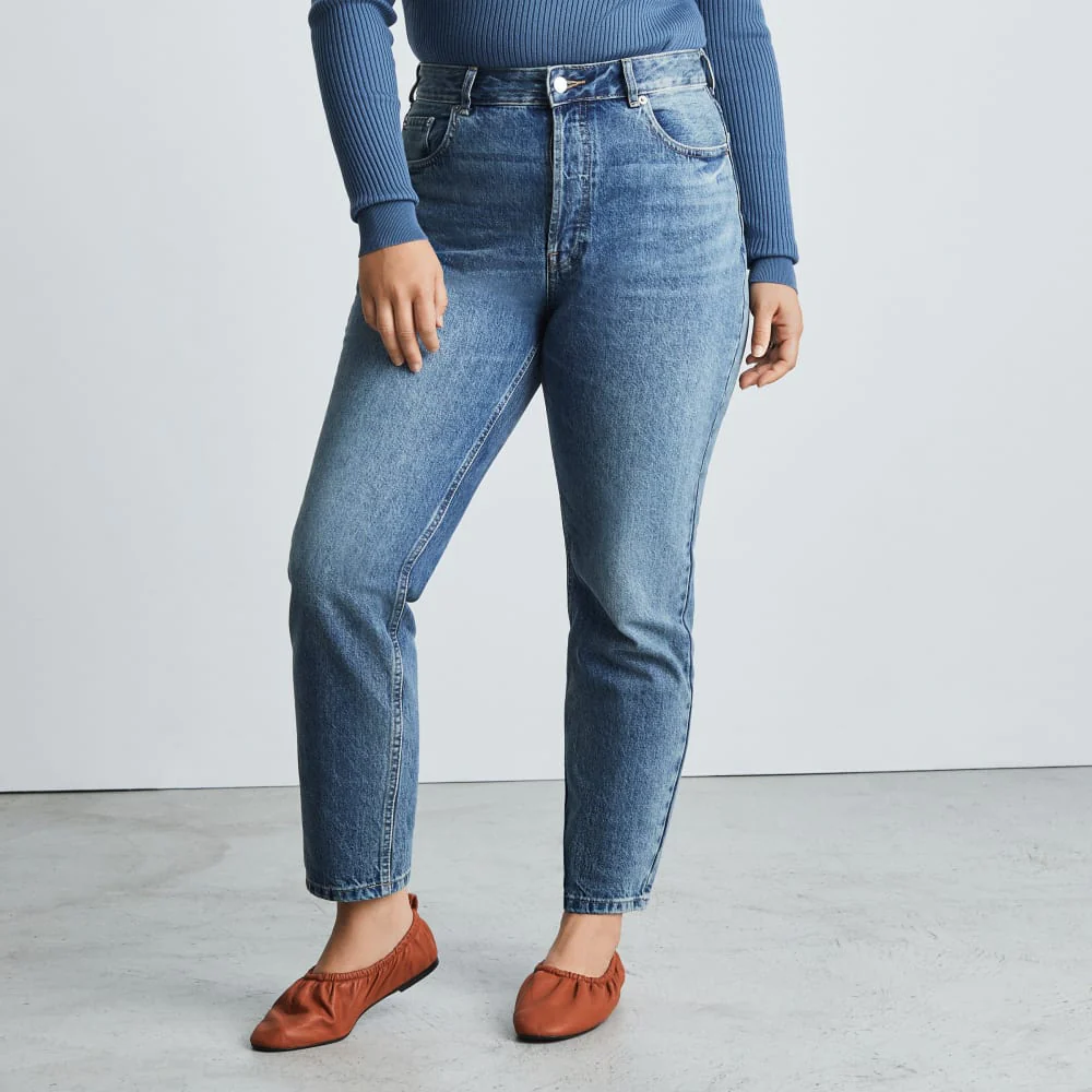 The '90s Cheeky Hourglass Jean | Vintage Mid Blue | 26.5" Inseam - Image 3
