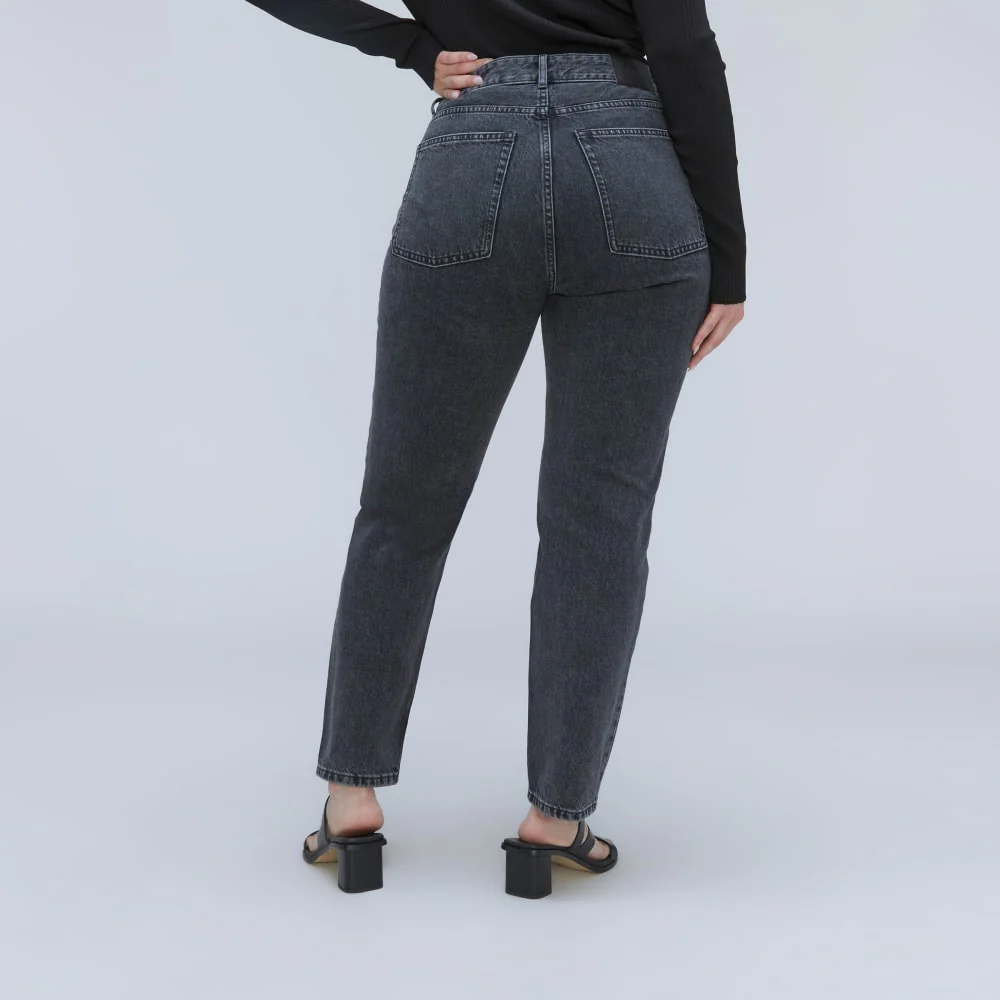 The '90s Cheeky Hourglass Jean | Washed Black | 26.5" Inseam - Image 5