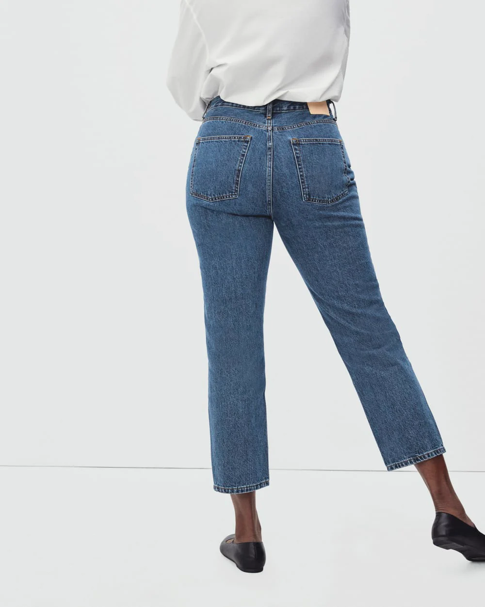 The '90s Cheeky Hourglass Jean | Medium Blue Wash | 28.5" Inseam - Image 5