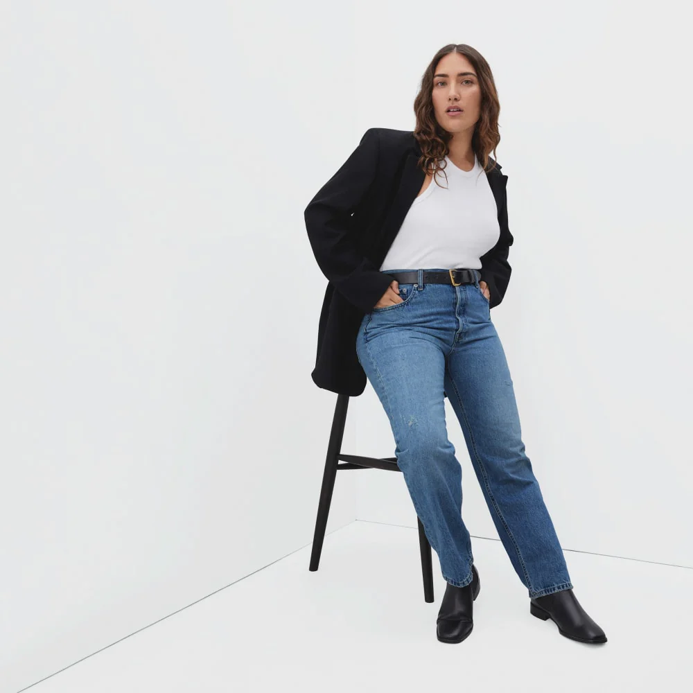 The Rigid Slouch Jean | Washed Indigo | 27.5” Inseam - Image 13