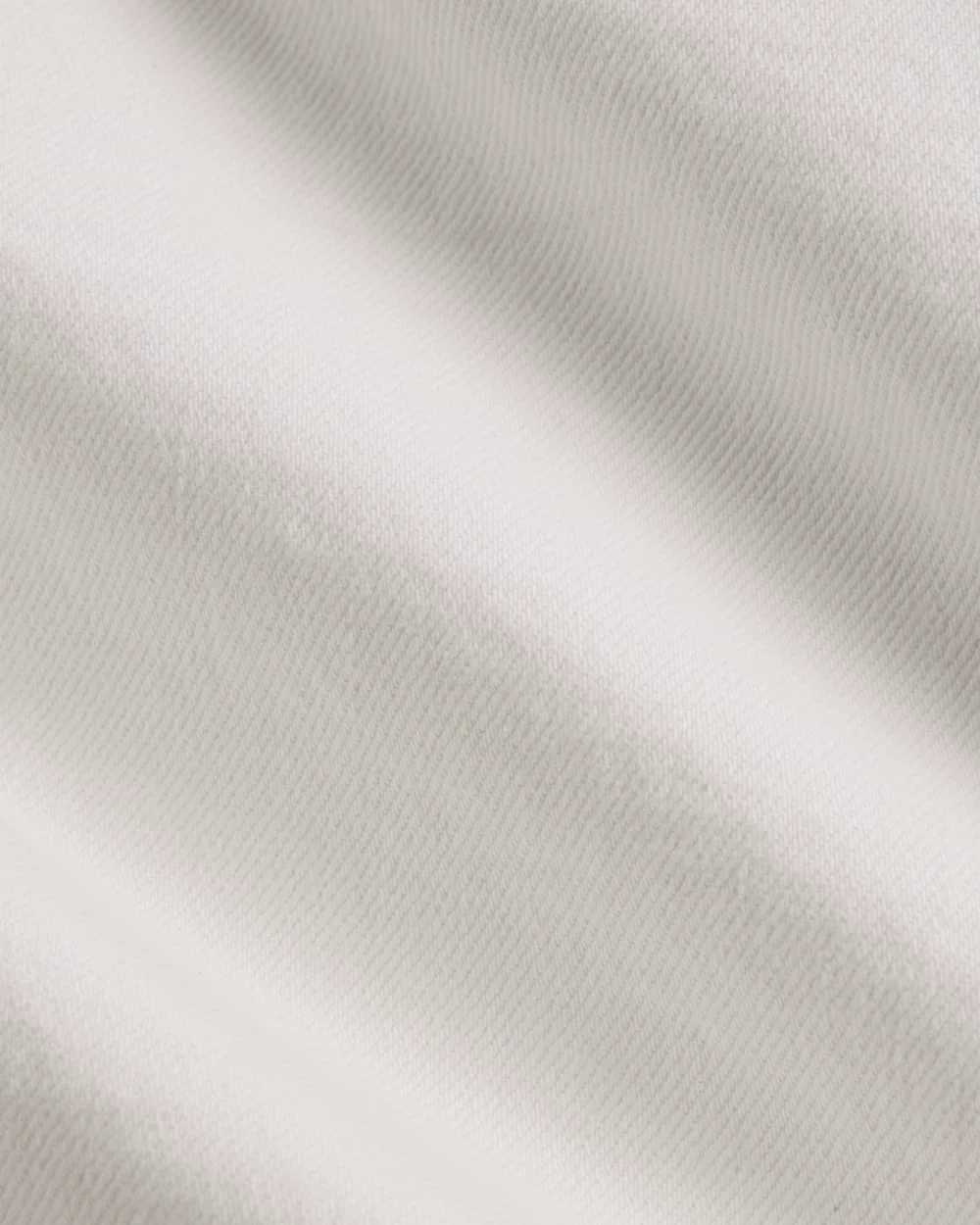 The A-Line Denim Short | White - Image 6
